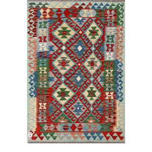 พรมกิลิม ไมมาณา อัฟกานิสถาน ขนาด 156 x 106 ซม. พรมปูพื้นและชุดพรม - Product Image 1