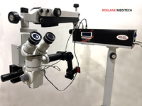 ROSLANE MEDITECH Ophthalmic Wet Lab Microscope with 45 Degree Inclined Binocular Tubes OEM Customizable 1 Year Warranty