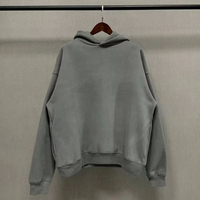 Sweat-shirts d'hiver en coton 100% de haute qualité, poids lourd, impression floquée originale, polaire pour hommes et femmes, en vente
