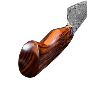 Cuchillo de Cocina de Acero de Damasco de Primera Calidad, Fabricado en Fábrica, Garantía de 3 Años, Colores Personalizados, Logotipo, Soporte OEM, Disponible en Grandes Cantidades - Product Image 2