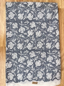 Tissu de robe 100% coton imprimé par bloc de main floral par bloc de cour coton imprimé à l'usine - Product Image 4