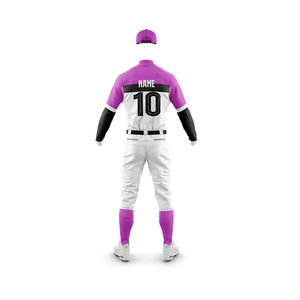 Uniforme de baseball personnalisé léger et respirant matériau à séchage rapide coupe confortable maillot et pantalon pour les joueurs d'équipe à vendre - Product Image 5