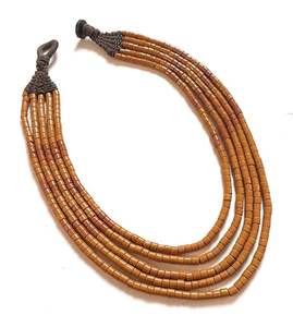 Personalizado de lujo último hecho a mano con la mejor calidad de alta pulido hermoso collar de latón de resina de moda para las mujeres de la India - Product Image 2