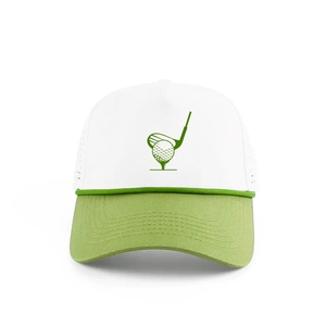 Fábrica de Ropa de Golf, Gorras de Golf de Dos Tonos con Cordón, Impresión Digital Personalizada con Logotipo, Gorras Deportivas Estructuradas de 5 Paneles, Injae Vina Golf Vietnam - Product Image 1
