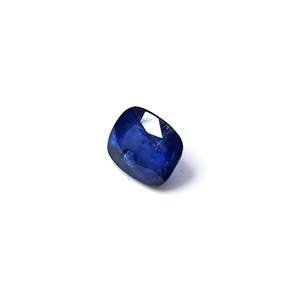 Zafiro Azul Natural de Bangkok de 4.83 ct, Corte Cojín, Gema Suelta, Esmeralda y Aguamarina de Corte Ovalado, y Ópalo de Color Violeta - Product Image 3