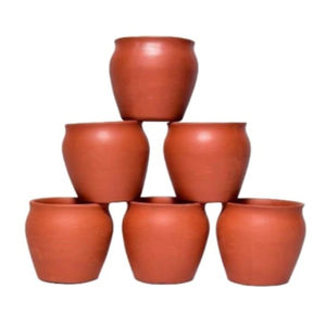 Ensemble traditionnel de café et de thé en argile écologique portable de qualité alimentaire - Product Image 1