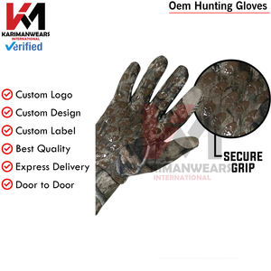 Premium Cold Weather Fleece Hunting Gloves Men Warm Durable Stretch Material Textured Palm <b>Grip</b> <b>Control</b> Harsh Conditions Gloves - Product Image 6