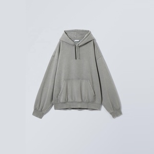 เสื้อฮู้ดดี้พิมพ์ลายตามสั่ง ผ้าฝ้ายฟลีซ 100% ทรงโอเวอร์ไซส์ สำหรับผู้ชาย  รักษ์โลก สไตล์ฮิปฮอป ไหล่ตก สตรีทแวร์ - Product Image 2