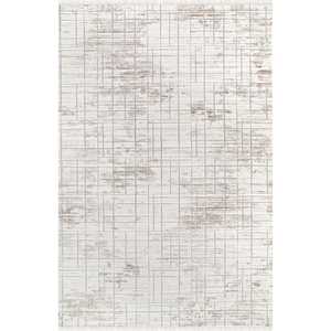 Juego de Alfombras de Lujo Bristol BI002, Alfombra de Área de Textura Suave Color Crema, Duradera, 80x150 cm - Product Image 1