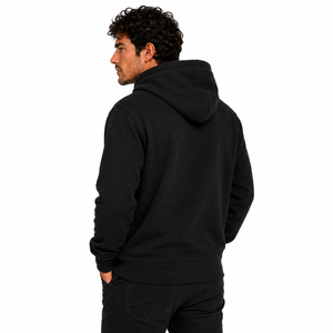 Sweat-shirt polaire premium uni à col ras du cou, coupe ajustée, manches classiques, poche kangourou, vierge, pour tenue d'équipe, sportswear décontracté et streetwear - Product Image 6