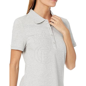 Polos de mujer de servicio OEM más vendidos precio barato al por mayor 100% algodón polos de mujer hechos en Pakistán - Product Image 4