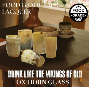 Viking corne verre à liqueur médiéval rustique corne verre à liqueur tasse de fête verre à boire parfait pour whisky vin bière idée cadeau de mariage - Product Image 6