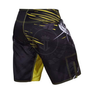 Shorts de MMA de Alta Calidad Hechos en Pakistán, con Contraste de Color, Spandex/Poliéster 280g, Cómodos, Ligeros, de Secado Rápido y Transpirables - Product Image 2