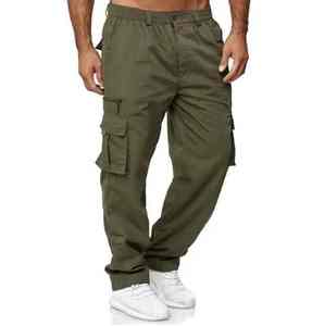 Pantalon pour homme avec logo personnalisé, taille élastique, style streetwear, pantalon de sport avec poche latérale, pantalon cargo, pantalon de jogging, pantalon d'extérieur 2026 - Product Image 2