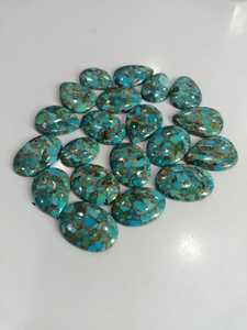 คริสตัลธรรมชาติสีทองแดงหอยนางรมเทอร์ควอยซ์อัญมณีหลวมขนาดต่างๆราคาดีที่สุดจากโรงงาน - Product Image 6