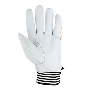 Guantes de trabajo de construcción con logotipo personalizado, herramienta de protección de manos de montaje de trabajo, guantes de cuero mecánicos de Pakistán - Product Image 2
