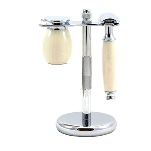 Brocha de afeitar para hombres, mejor afeitado, mango de madera, maquinilla de afeitar, brochas de afeitar de arte Vintage para barbero - Product Image 3