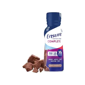 Wholesale Ensure Plus Nutrition chocolate Shake With 16 Grams of Protein, Meal Replacement Shakes, Milk Chocolate, 8 Fl Oz X24
