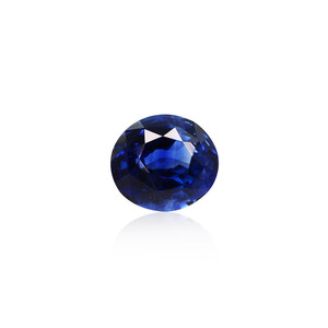 Zafiro Azul - 2.69 Quilates, Gema Natural Facetada, Calibrada, Azul Real, Forma de Estrella, 8mm de Altura, 1mm de Orificio, 10mm, Tratada con Calor, Suelta - Product Image 1