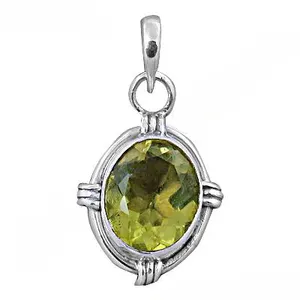 Colgante de Plata 925 con Peridoto para Mujer, Chapado en Rodio, Oro Rosa, Patrón Animal, Colgante de Circonita Cúbica, Joyería con Dijes - Product Image 1