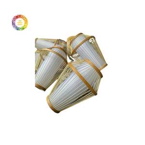 ไฟแขวนไม้ไผ่งานหัตถกรรมเวียดนามมีขนาดที่กำหนดเองได้สำหรับโครงการขายส่ง - Product Image 4