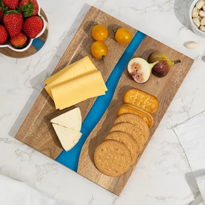 Planche à découper en bois la plus tendance Planche à charcuterie en résine époxy et en bois belle Offres Spéciales - Product Image 2