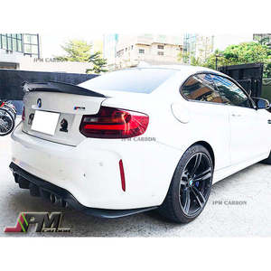 Alerón Trasero Estilo PSM con Aspecto de Fibra de Carbono en Plástico ABS para BMW F22 Serie 2 Coupé 2014-2021 - Product Image 3