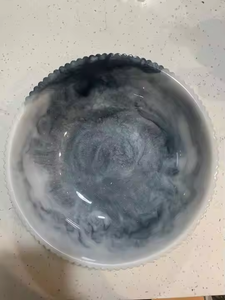 Crescent Crafts Tazón de resina ecológico Forma única para vajilla de hotel y restaurante y servicio de postres para fiestas - Product Image 2