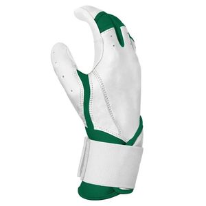Guantes de bateo de béisbol de cuero genuino personalizados profesionales de alta calidad Protección de manos para la posición del receptor - Product Image 3
