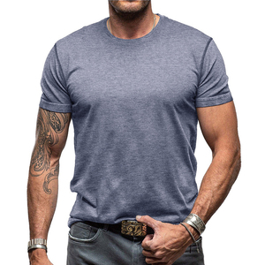 O Neck Cotton Jersey T-shirts pour hommes Léger et doux Confortable O-cou T-shirts à manches courtes O Neck T Shirt pour hommes - Product Image 2