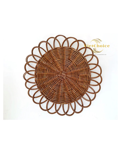 VietChoice 100% Napperon en rotin écologique de haute qualité plateau de service personnalisable fabricant en gros OEM ODM du Vietnam - Product Image 4