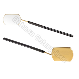 High Quality Lightweight Large Handle Stainless Steel Beauty Tool Lightweight Large Handle Lash <b>Mirror</b> For Eyelashes - Product Image 5