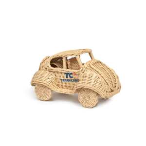 Autobús de juguete de ratán al mejor precio, carrito de ratán Natural para niños para guardería, carrito de bebé de ratán de alta calidad hecho a mano - Product Image 5