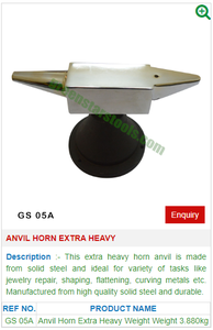 Extra Heavy Base Horn Anvil for Jewellery Making <b>Metal</b> Iron Molds and <b>Workbenches</b> 220V Jewelry Tools - Product Image 2