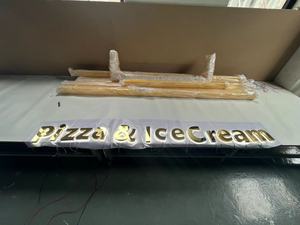 Segnaletica personalizzata per negozio all'aperto a LED per tabacco e alcol. Segnali LED acrilici in acciaio inox retroilluminati 3D. Lettere canale in metallo acrilico - Product Image 2