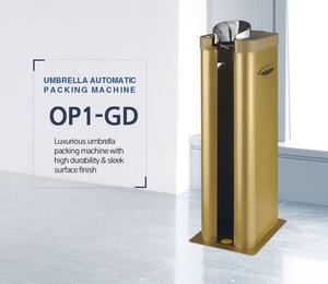 Système d'emballage automatique de parapluies à manivelle unique, facile à utiliser, pour grands magasins, avec cadre de maintien stable et mobilité facilitée - Product Image 2