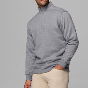 Prix de gros pour les commandes en gros avec col montant respirant et confortable Sweat-shirt pour homme manches longues Haute qualité Service OEM - Product Image 4