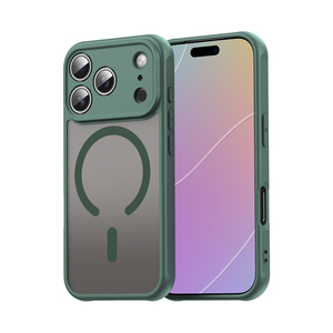 เคสโทรศัพท์มือถือมีกระดุมยืดหยุ่นและทนทานสำหรับแบรนด์ที่หลากหลายปกป้องด้วยผ้าไหมผิวสัมผัสแบบด้าน TPU + PC ฟรอสติ้งเกราะทนทานกันกระแทก - Product Image 1