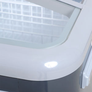 Congelador de exhibición de Isla de supermercado de gran capacidad para alimentos congelados, carne y helados - Product Image 3