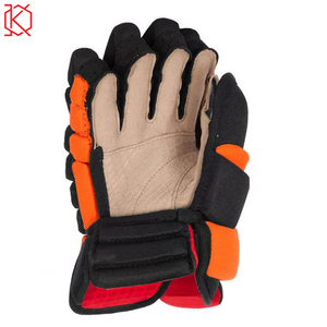 Gants de hockey sur glace en cuir de haute qualité directs d'usine équipement de protection de sécurité durable pour les sports d'hiver - Product Image 4