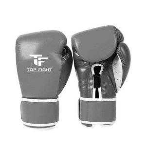 Gants de boxe en cuir de style professionnel personnalisés de 10 oz avec fermeture auto-agrippante pour entraînement sur sac de frappe, sparring et kickboxing - Product Image 5