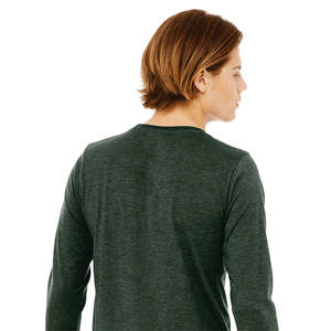 Airlume-Camiseta de manga larga Unisex, Camiseta de algodón peinado y anillo, 52% poliéster, 32, 48% oz, Forest, brezo, CVC, 4,2 - Product Image 6