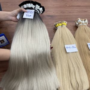 Extensiones de cabello humano liso natural de primera calidad para estilos de aspecto natural de belleza de larga duración - Product Image 1