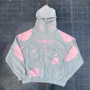 2025 mode haute qualité Simple à capuche coton sweat à capuche surdimensionné impression numérique Logo lavage à l'acide sweats à capuche pour hommes - Product Image 1