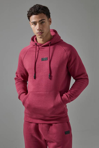 Ensemble de survêtement 2 pièces pour homme en coton épais 100 % OEM, imprimé personnalisé, style sportif, pour l'hiver : sweat à capuche et pantalon de jogging - Product Image 6