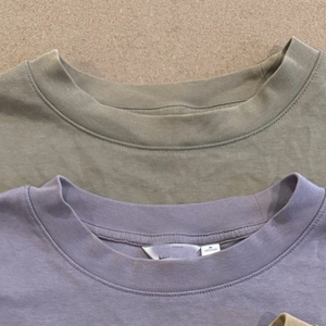 T-shirt surdimensionné en coton AIRism Ringer Crew Neck T Shirt (Demi-manche) Fit Crew Neck T-Shirt - Product Image 5