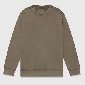Stylish Garment Dyed Crewneck Sweatshirt for Men Comfortable and Durable Ideal for Casual and Workwear - Product Image 1