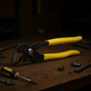 Juego de 8 alicates ajustables Stanley con revestimiento de PVC, mango de plástico de agarre suave y superficie de mordaza dentada para diversas tareas - Product Image 3