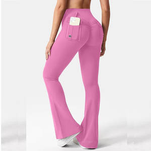 กางเกงเลกกิ้งออกกำลังกายเอวสูงสำหรับผู้หญิงเลกกิ้งออกกำลังกายฟิตเนสยิมโยคะไร้รอยต่อ - Product Image 3