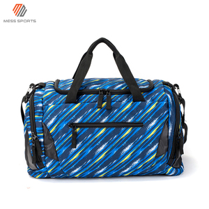 Nouveau sac de sport unisexe léger et spacieux avec compartiment à chaussures, imperméable, pour voyage et nuit, en polyester et néoprène, fermeture éclair - Product Image 4